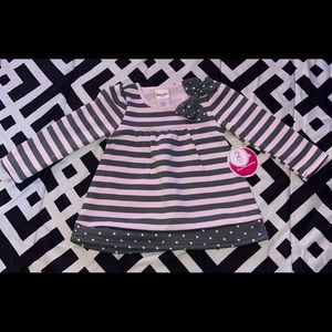 Nannette Kids Girls’ 2-Piece Fleece Shirt/Tunic & Leggings Set